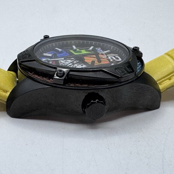 Britto Invicta 38mm Limited Edition Quartz Watch Yellow Band For Ladies  Works main image 8